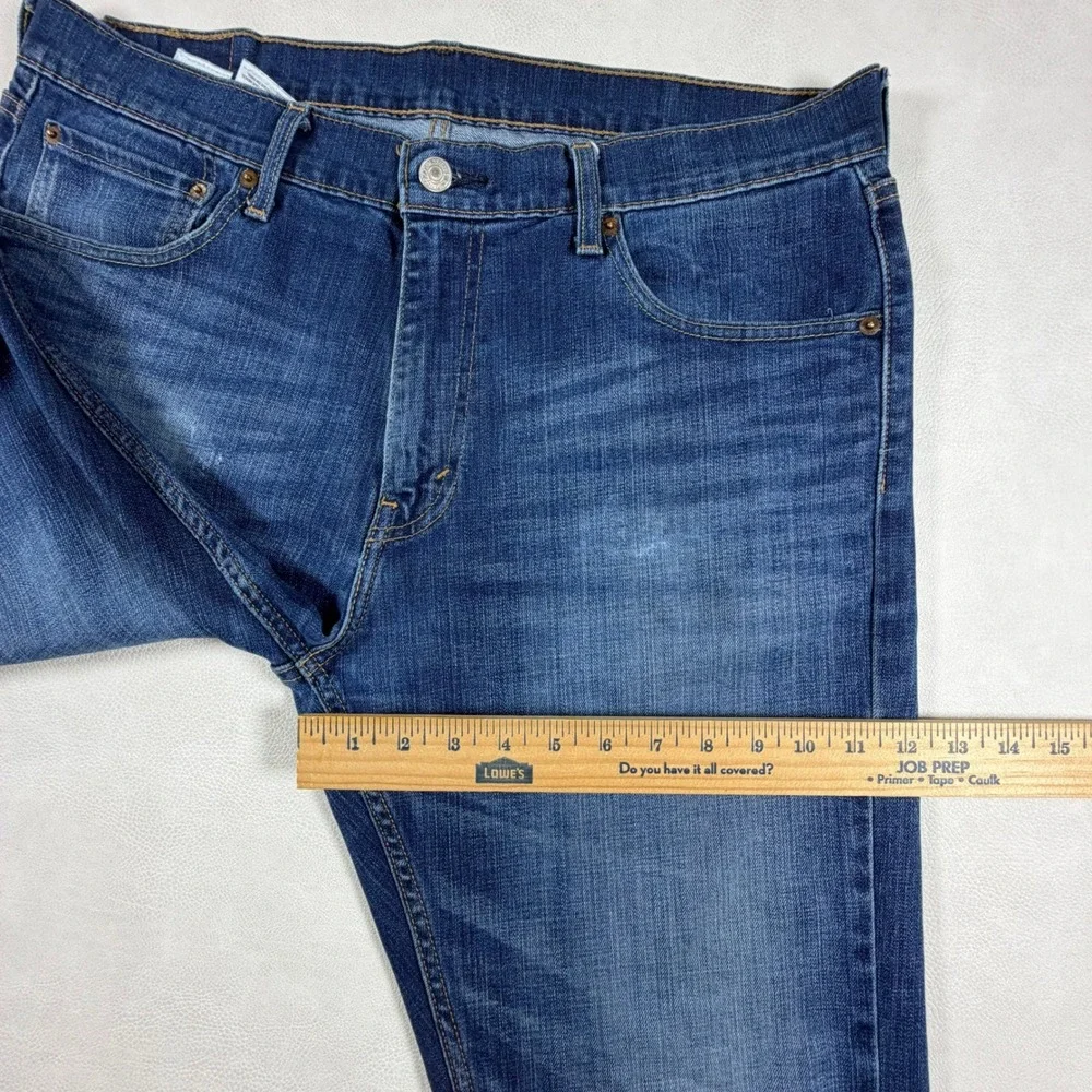 Levis 527 Slim Bootcut Jeans Mens 36x34 Blue Medium Wash Denim 05527-0489